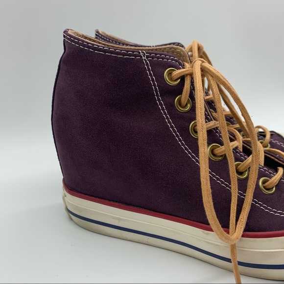 Converse Women's Sneakers in Dark Brown and Tan - Picture 6 of 15